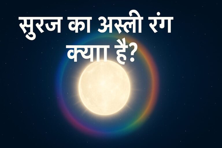 Suraj ka asli rang kya hai?
